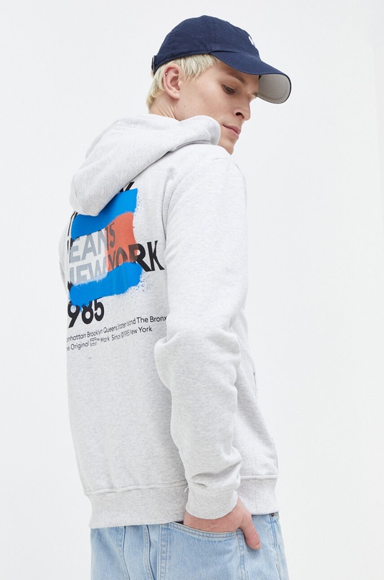 Odzież Tommy Jeans bluza DM0DM18397 szary