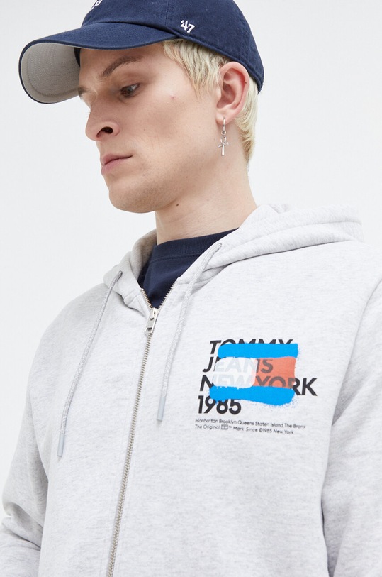 Tommy Jeans bluza szary DM0DM18397