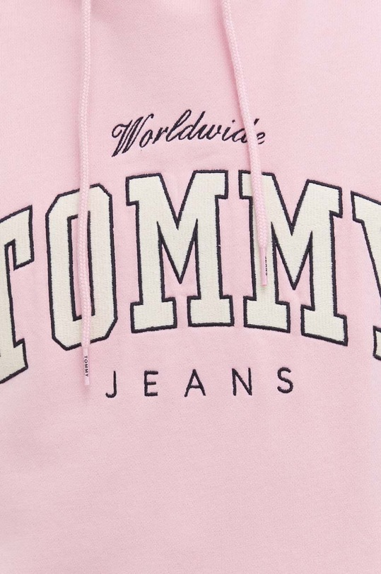 Tommy Jeans hanorac de bumbac DM0DM18401 roz