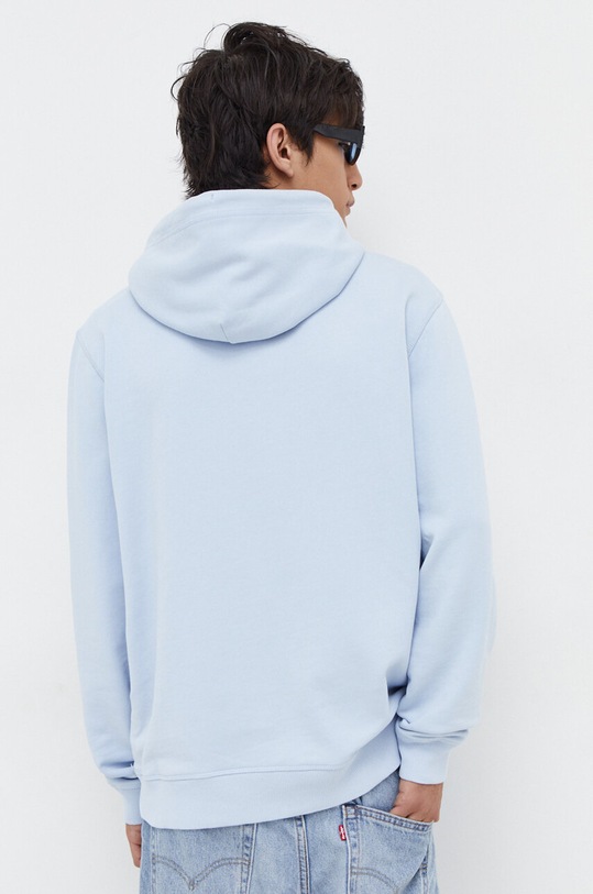 Odzież Tommy Jeans bluza bawełniana DM0DM18401 niebieski