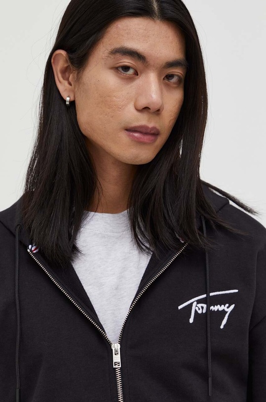 Tommy Jeans bluza bawełniana czarny DM0DM18402