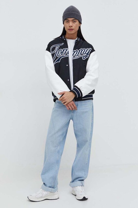 Tommy Jeans bluza bawełniana DM0DM18404 beżowy SS24