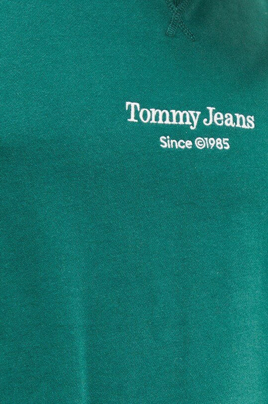 Хлопковая кофта Tommy Jeans DM0DM18411 зелёный