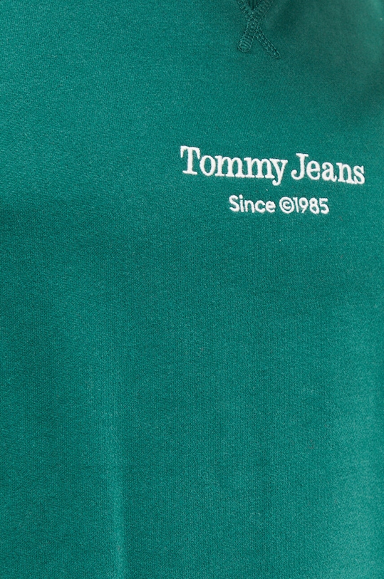 Tommy Jeans hanorac de bumbac DM0DM18411 verde