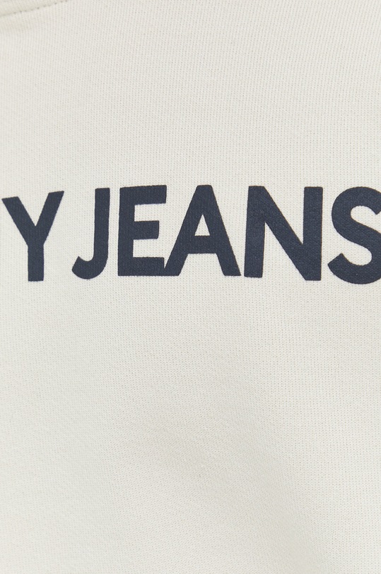 Bavlněná mikina Tommy Jeans DM0DM18413 béžová