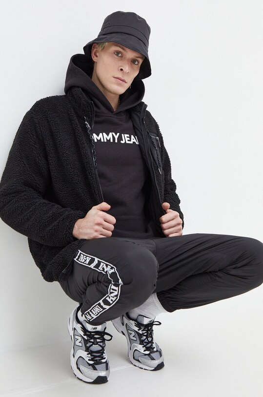 Tommy Jeans bluza bawełniana DM0DM18413 czarny SS24