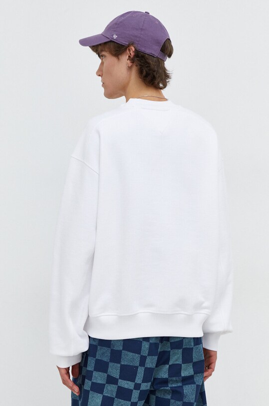 Одежда Хлопковая кофта Tommy Jeans DM0DM18414 белый