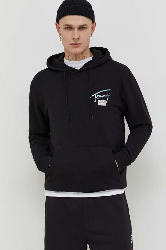 Tommy Jeans bluza bawełniana DM0DM18457 czarny SS24