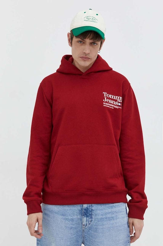 Ρούχα Μπλούζα Tommy Jeans DM0DM18860 μπορντό