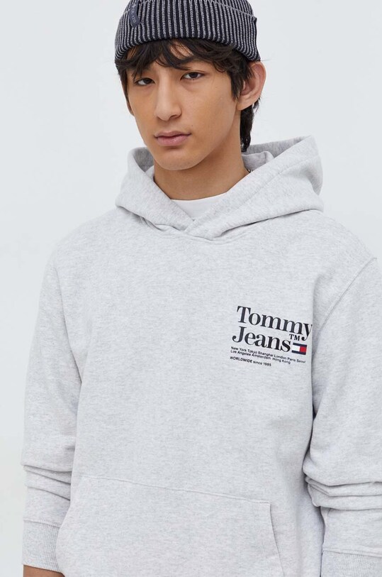 Tommy Jeans bluză gri DM0DM18860