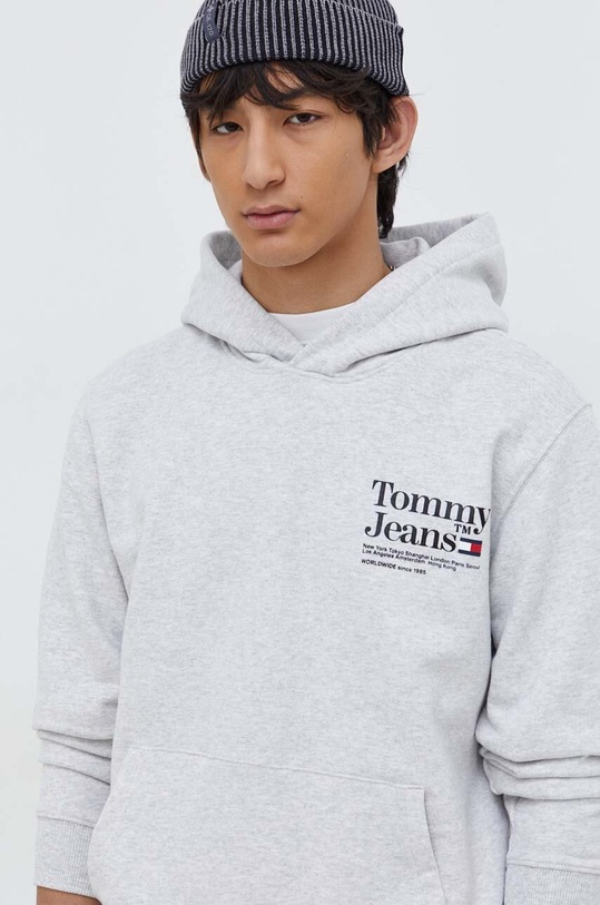 Tommy Jeans bluza szary DM0DM18860