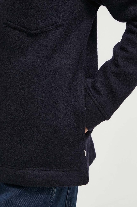 Samsoe Samsoe kurtka koszulowa wełniana HANNES M22400082