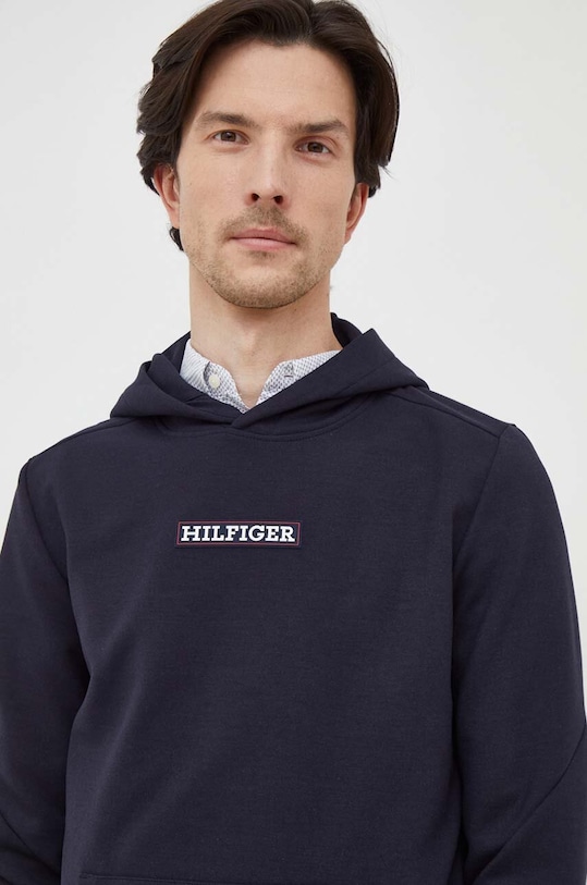Mikina Tommy Hilfiger námořnická modř MW0MW33718