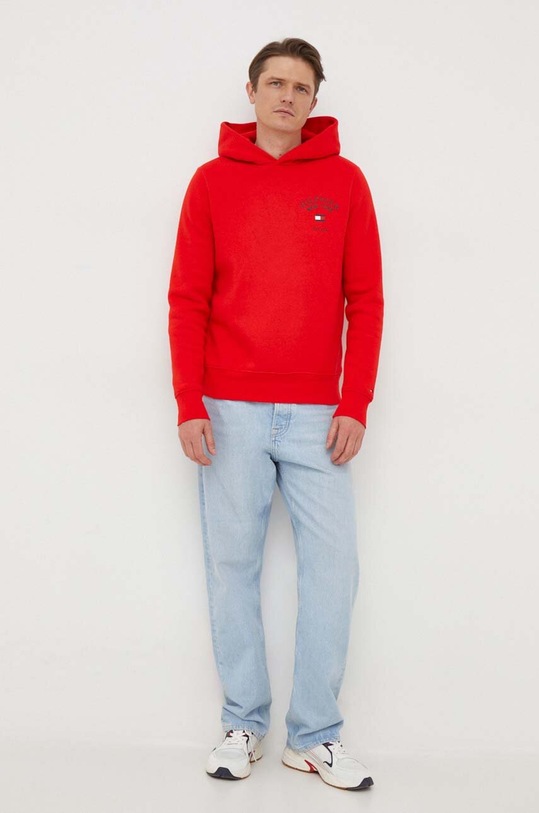 Tommy Hilfiger bluză MW0MW33641 rosu SS24