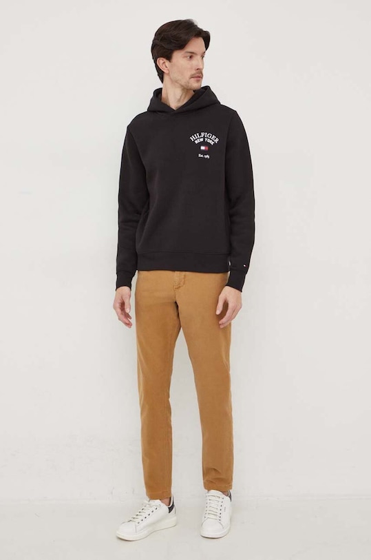 Кофта Tommy Hilfiger MW0MW33641 чёрный SS24