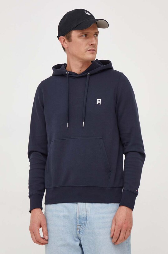 Кофта Tommy Hilfiger з капюшоном темно-синій MW0MW33646
