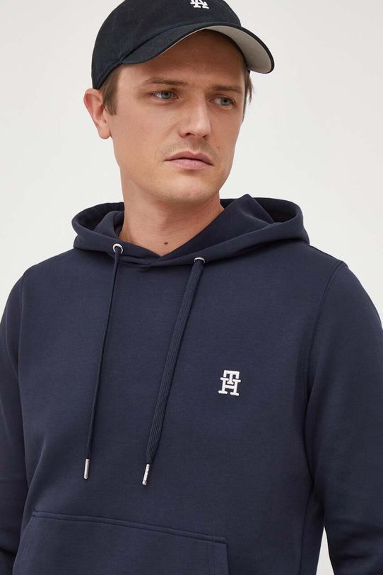 Dukserica Tommy Hilfiger mornarsko plava MW0MW33646