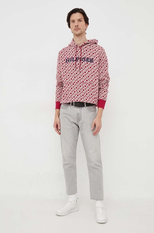 Dukserica Tommy Hilfiger MW0MW34186 bordo SS24