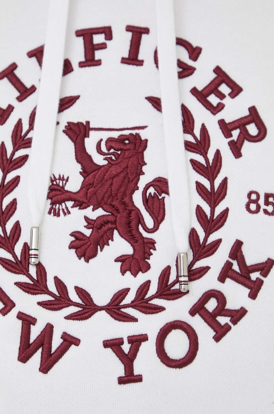 Bavlněná mikina Tommy Hilfiger MW0MW33650 bílá