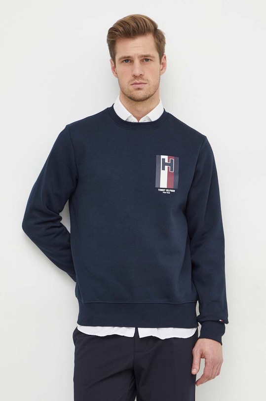 Tommy Hilfiger bluza pozostałe granatowy MW0MW33666