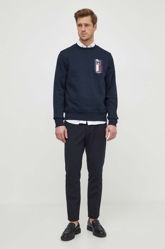 Tommy Hilfiger bluza MW0MW33666 granatowy SS24
