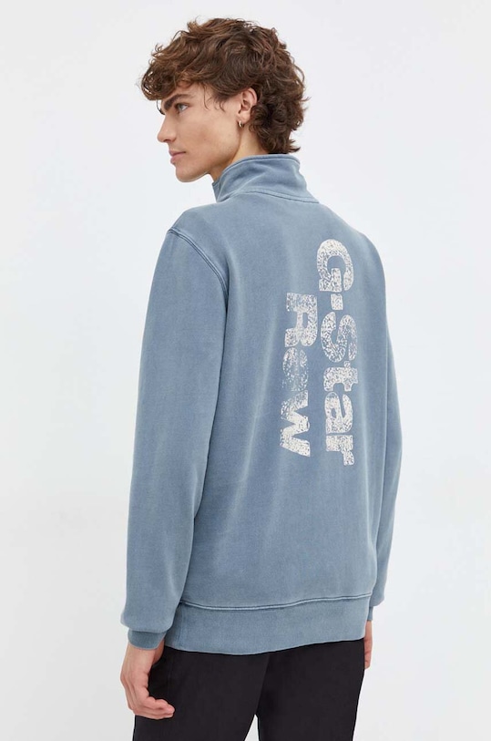 G-Star hanorac de bumbac print albastru D24666.D249