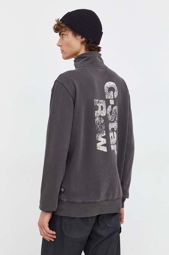 Oblečení Bavlněná mikina G-Star D24666.D249 šedá