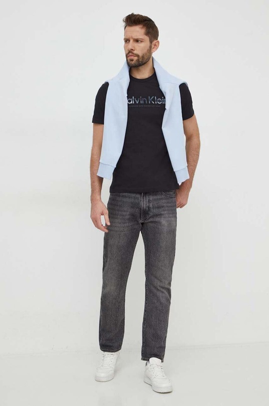 Calvin Klein hanorac de bumbac K10K112748 albastru NC24