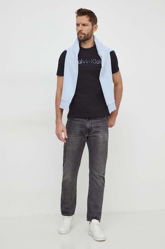 Calvin Klein hanorac de bumbac K10K112748 albastru NC24