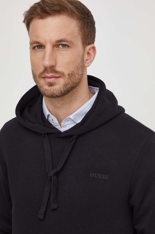 Μπλούζα Guess μαύρο M4RQ52.KBK32