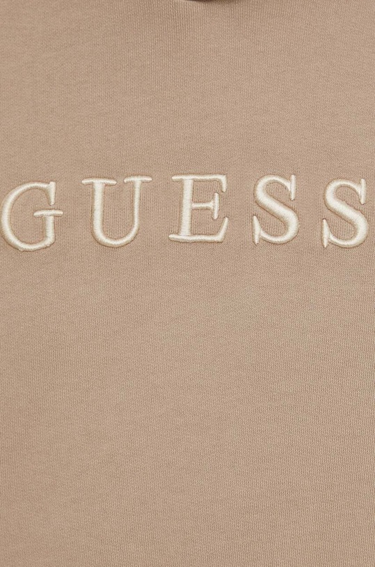 Βαμβακερή μπλούζα Guess μπεζ M4RQ33.K9YI1