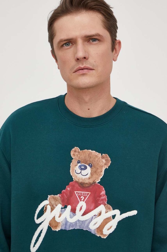 Guess bluza print verde M4RQ34.KBJ31