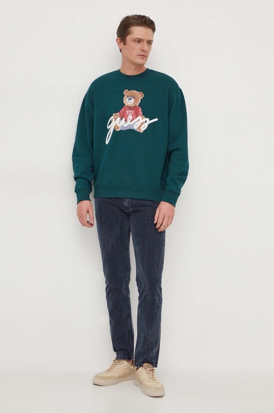 Guess bluza M4RQ34.KBJ31 verde SS24