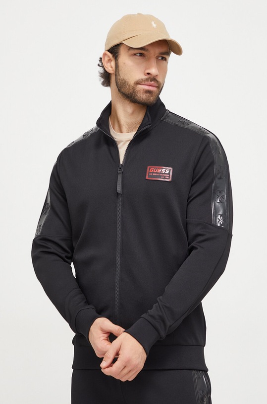 Кофта Guess без капюшона чорний Z4RQ00.KBO62