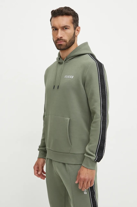 Μπλούζα Guess MICKEY με κουκούλα πράσινο Z4RQ21.KB3P2