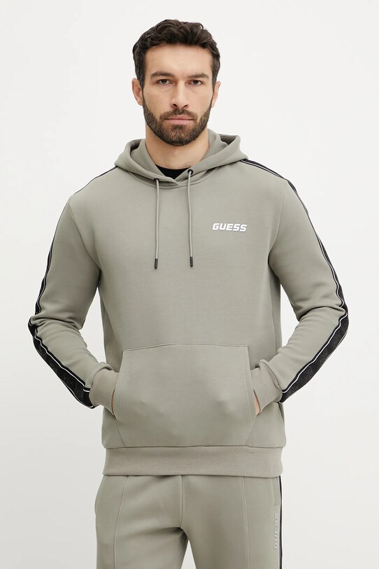 Mikina Guess MICKEY nášivka zelená Z4RQ21.KB3P2