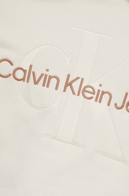 Bavlnená mikina Calvin Klein Jeans J30J324623 béžová