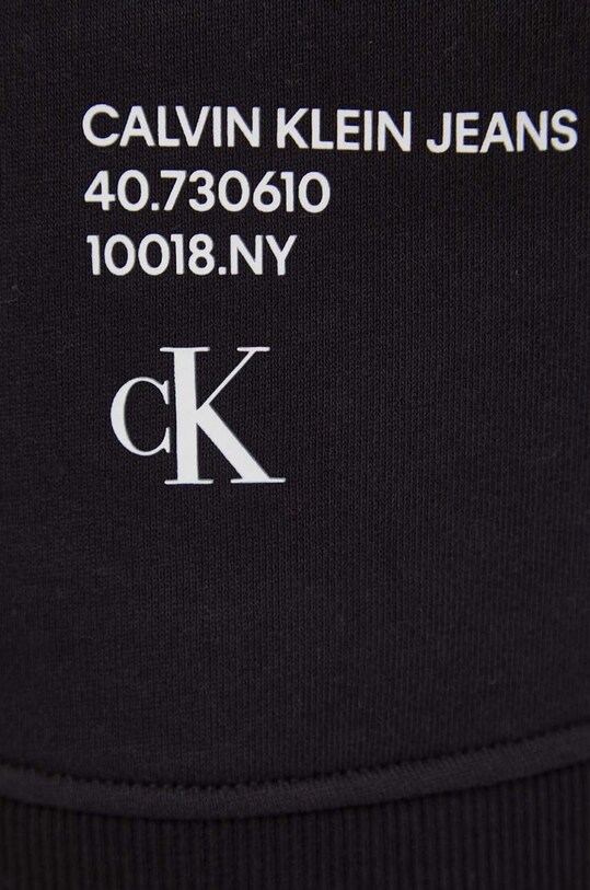 Bavlněná mikina Calvin Klein Jeans J30J324631 černá