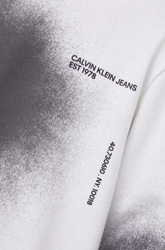 Mikina Calvin Klein Jeans bílá J30J324977