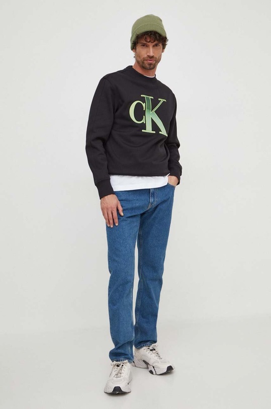 Dukserica Calvin Klein Jeans J30J325028 crna SS24