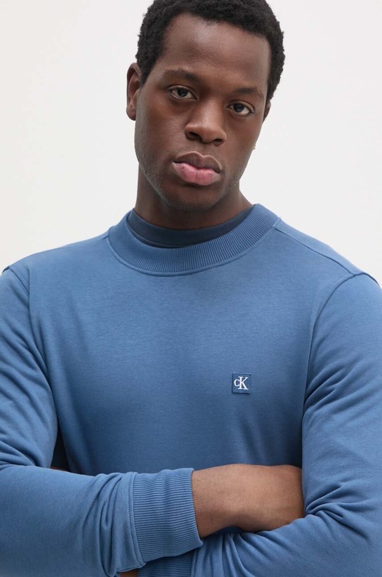 Mikina Calvin Klein Jeans modrá J30J325270