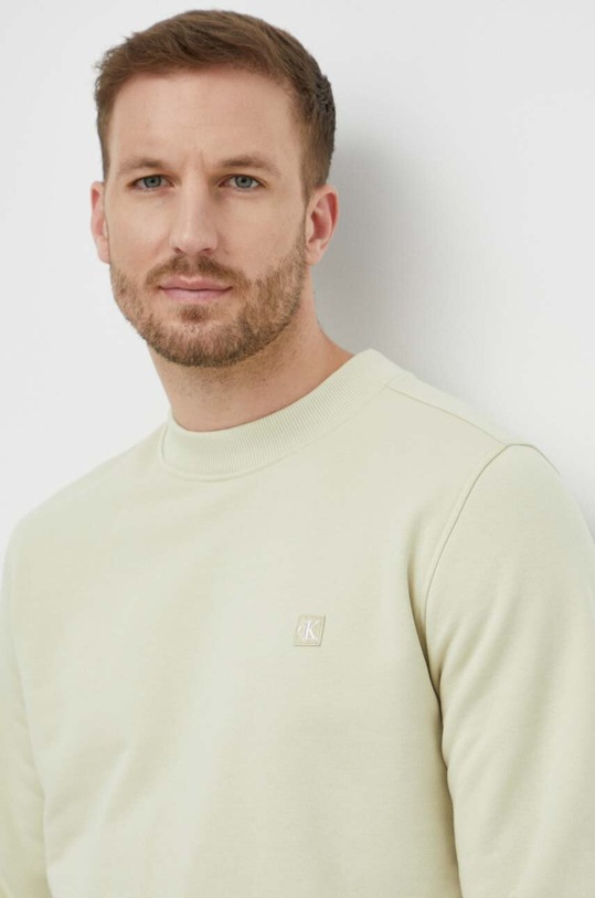 Mikina Calvin Klein Jeans zelená J30J325270