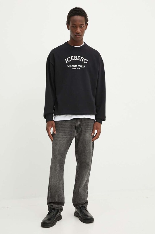 Кофта Iceberg E05D.6317 чорний AW24