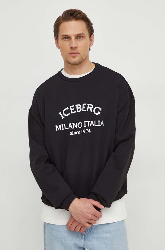 Iceberg bluza pozostałe czarny E05D.6317
