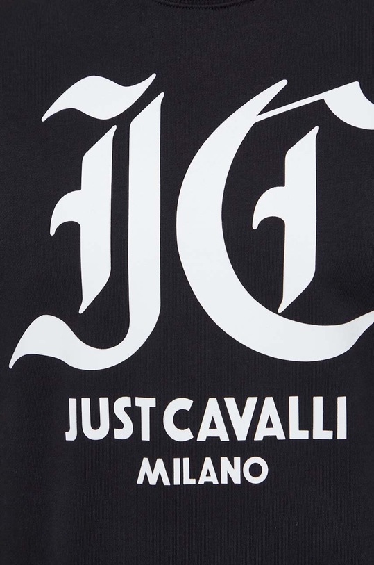Just Cavalli hanorac de bumbac 76OAIE00.CF100 negru
