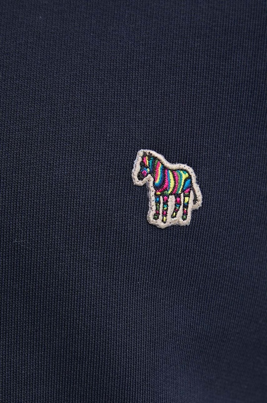 Βαμβακερή μπλούζα PS Paul Smith M2R.027R.KZEBRA σκούρο μπλε