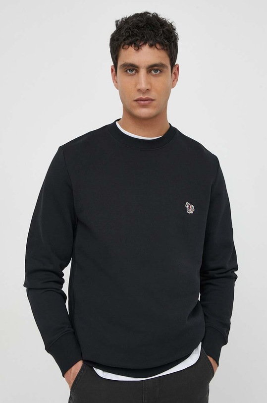 PS Paul Smith hanorac de bumbac uni negru M2R.027R.KZEBRA