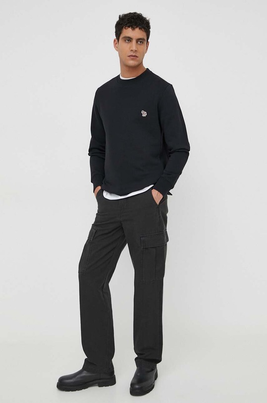 PS Paul Smith hanorac de bumbac M2R.027R.KZEBRA negru AW25