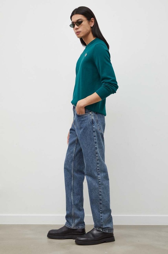 PS Paul Smith maglione in cotone M2R.503XZ.M21858 turchese AW25