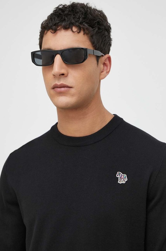 Bavlnený sveter PS Paul Smith čierna M2R.503XZ.M21858